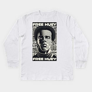 Free Huey Kids Long Sleeve T-Shirt